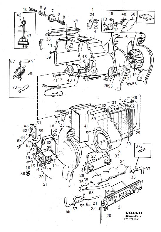 2019 Volvo Hvac heater core. Heat exchanger. Heat exchanger - 1215673